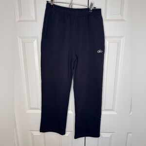 ALO Yoga Navy Straight leg Sweatpants